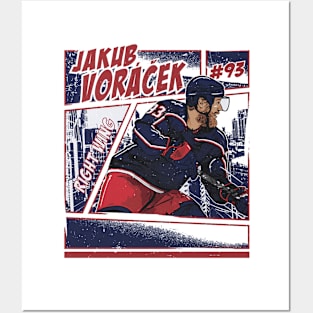 Jakub Voracek Columbus Comic Posters and Art